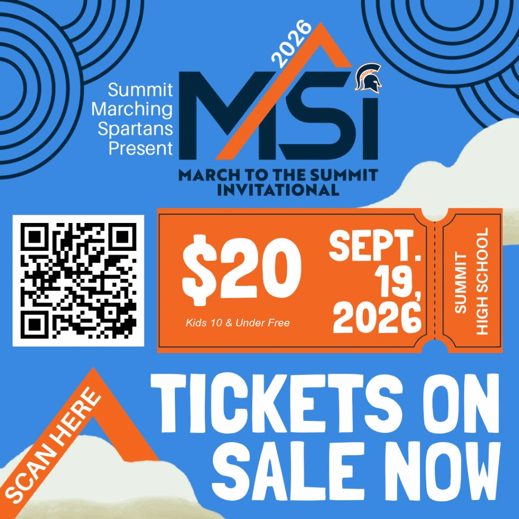 MSI 2026 tickets on sale now, $20, kids 10 and under free, September 19 at Summit High School